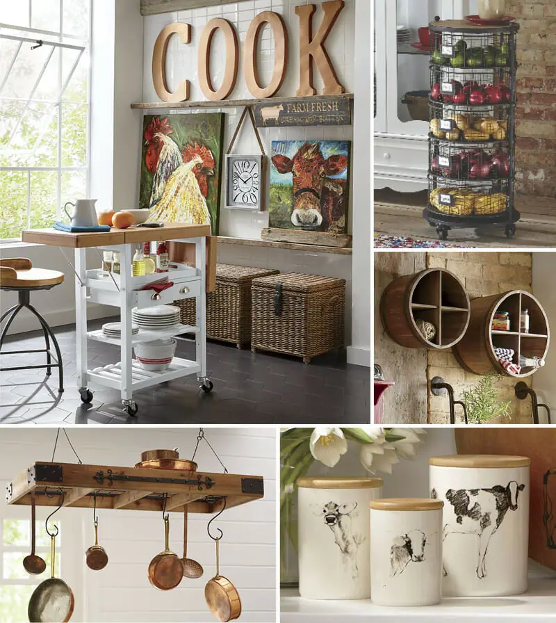 Ideas for Country Kitchen Storage and Organization Country Kitchen Storage and Organization