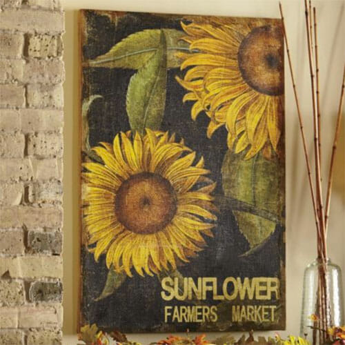 Sunflower Wall Art