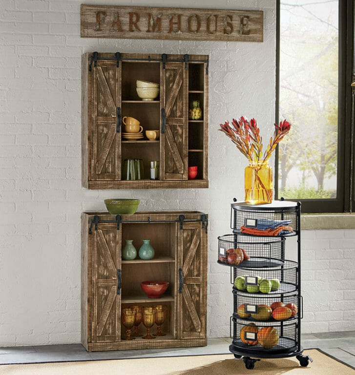Kitchen Storage and Roller Cart