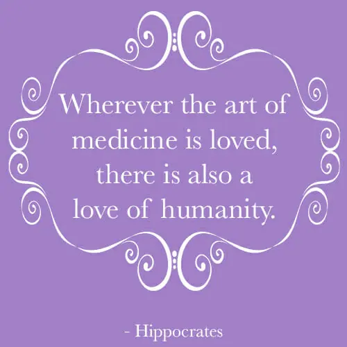 Hippocrates Love Quote