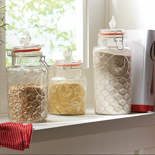 country chic canisters