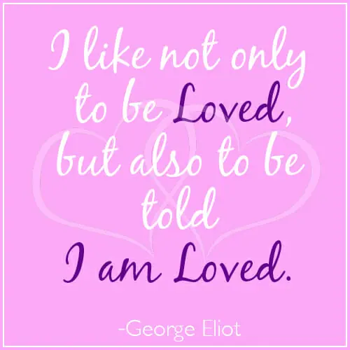 George Eliot Love Quote