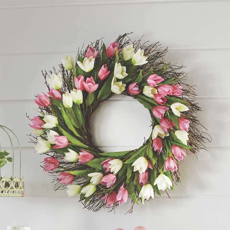 Add Floral Accents to Your Kitchen Nook Tulip Kitchen Wreath