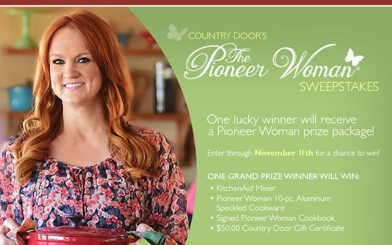 2016 Pioneer Woman Sweepstakes
