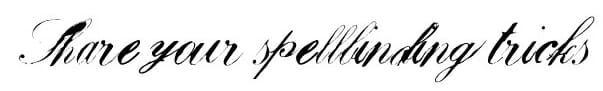 Share your spellbinding tricks – black text on a white background.