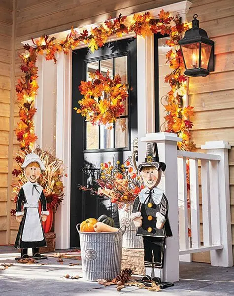 Pilgrims Front Porch Decor