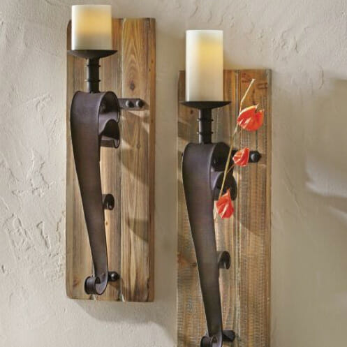 decorative lighting with wall sconce