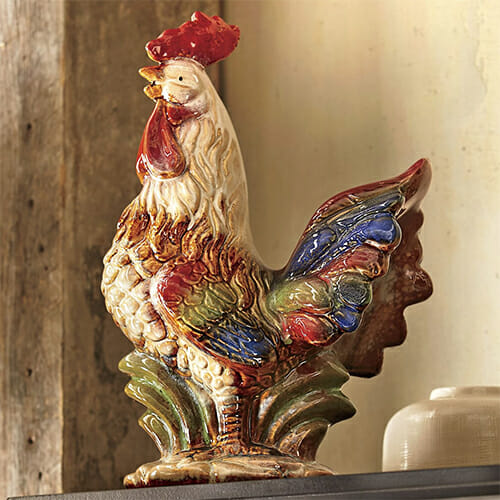 Rooster Figurine