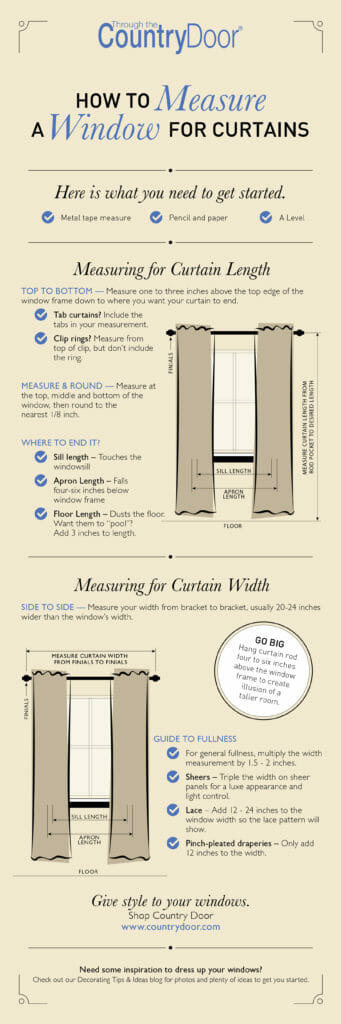 How to Measure a Window for Curtains Instructions
