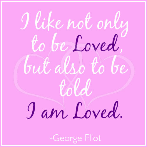 George Eliot Love Quote