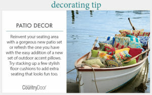 Home Decorating Tips: Freshen Up Your Patio Decor