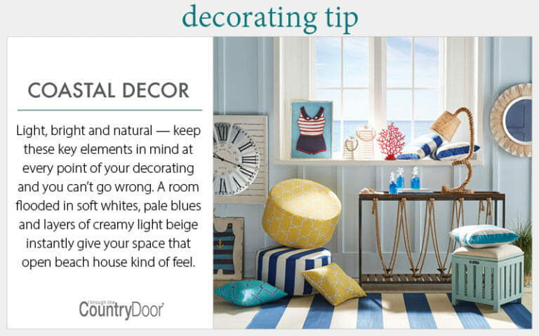 Home Decorating Tips: Coastal Home Décor
