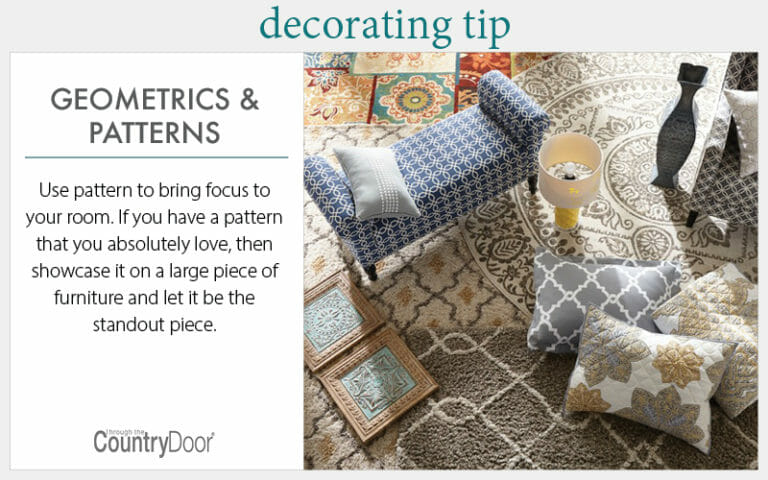 Home Decorating Tips: Geometrics & Patterns