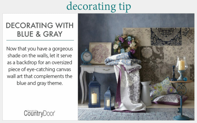 Home Decorating Tips: Blue & Gray