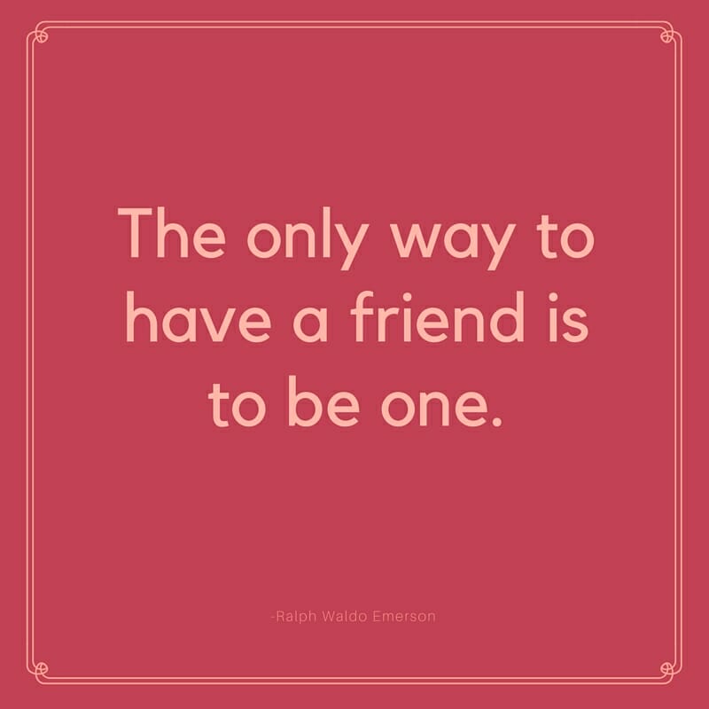 Ralph Waldo Emerson Friendship Quote
