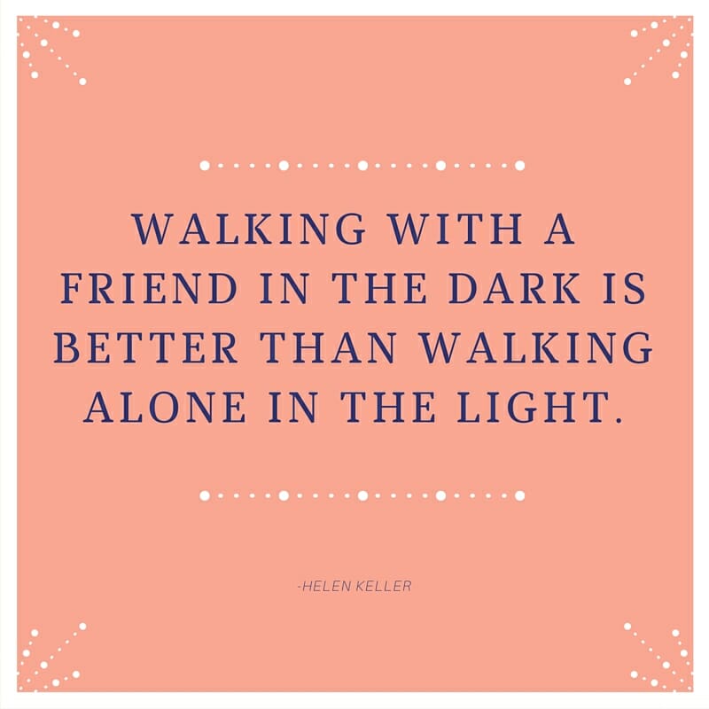 Helen Keller Friendship Quote
