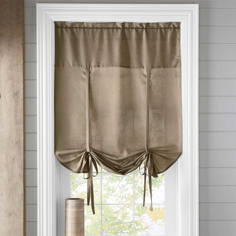 A Tie-up Shade Can Be A Perfect Window Covering. 
