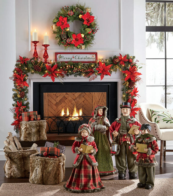 How To Hang Holiday Garland And Wreaths   How To Hang Garland On A Mantel 680x768 