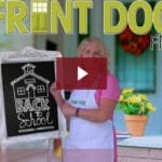 Back-to-School Front Door Decorating [Video]